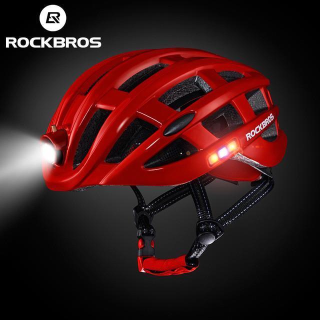 rockbros helmet with lights