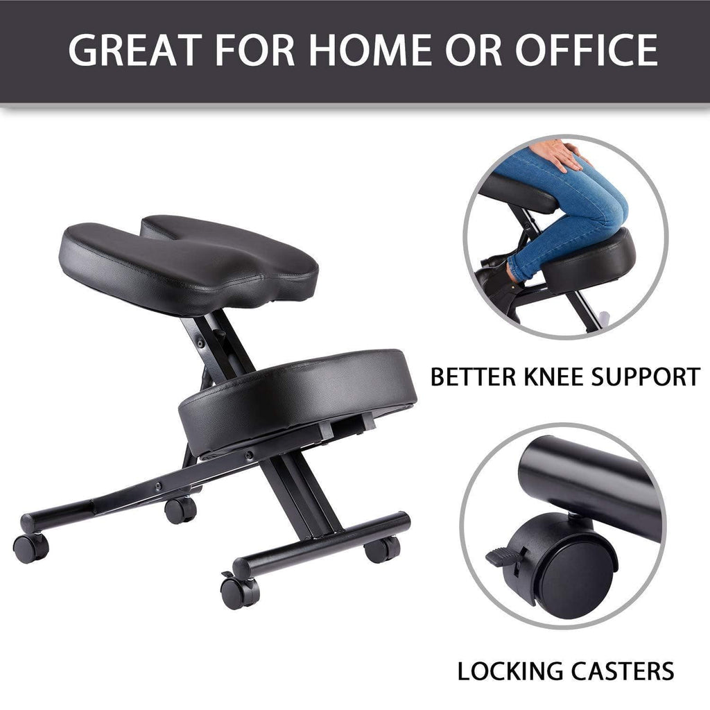 Kneeling Posture Correcting Chair With Orthopedic Back Pain Seat