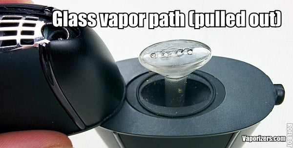 Glass vapor path