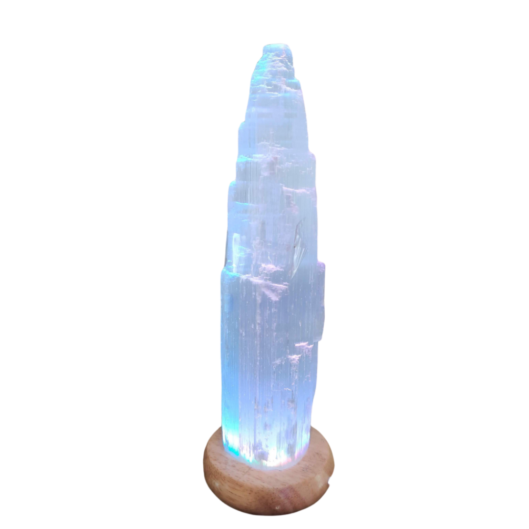 selenite led lamp