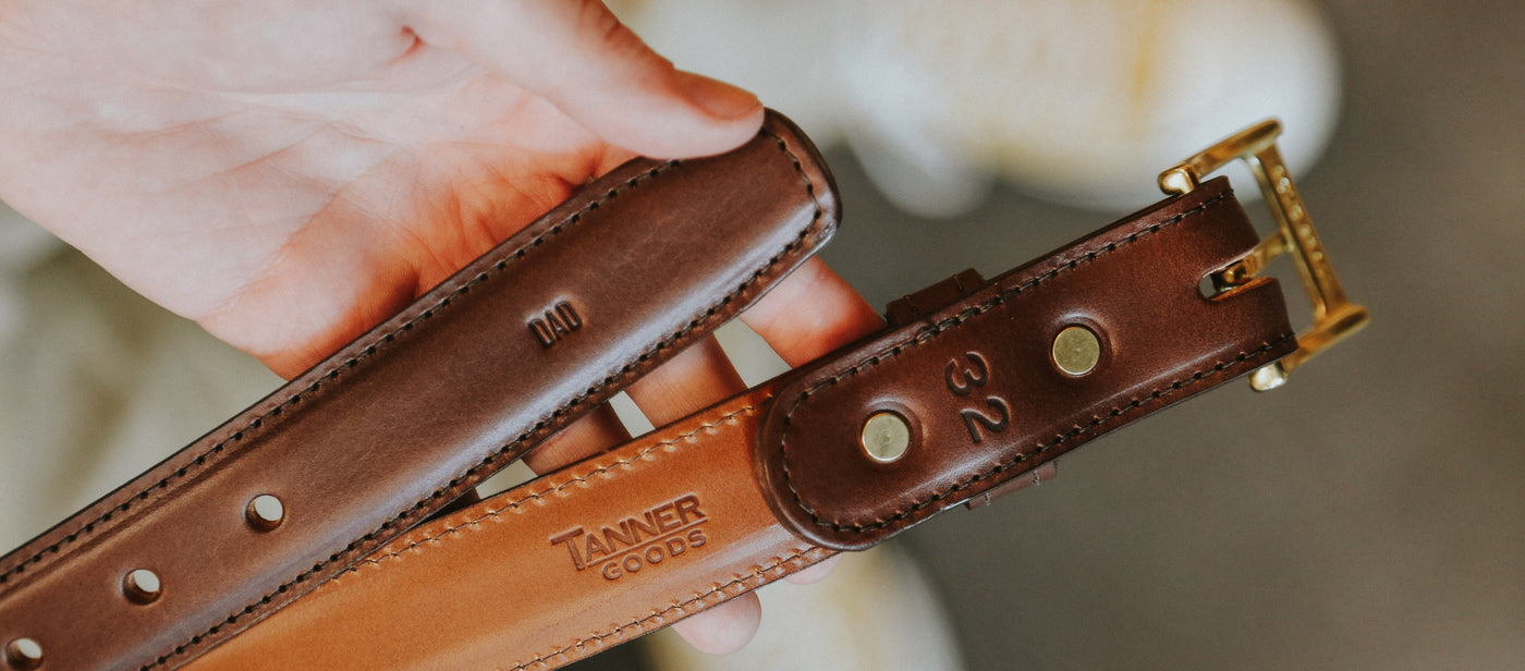 tanner goods dress belt