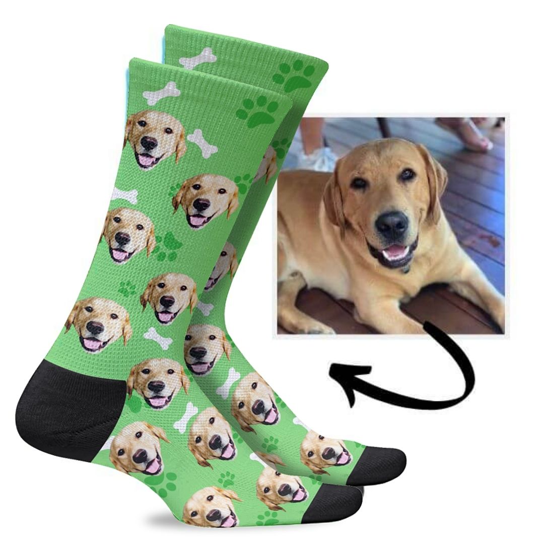 Best Custom Dog Socks Australia Personalised Dog Face Socks Online