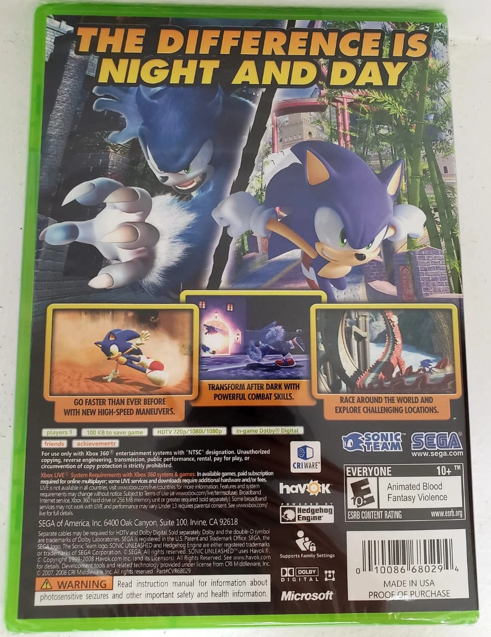 sonic unleashed