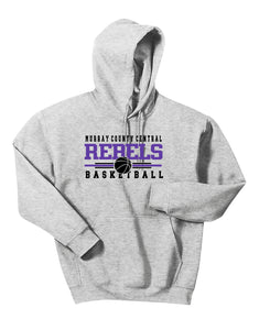 MCC Basketball Gildan®  Heavy Blend™ Grey Hooded Sweatshirt