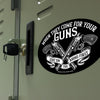 When They Come For Guns 6x4 Oval Magnet