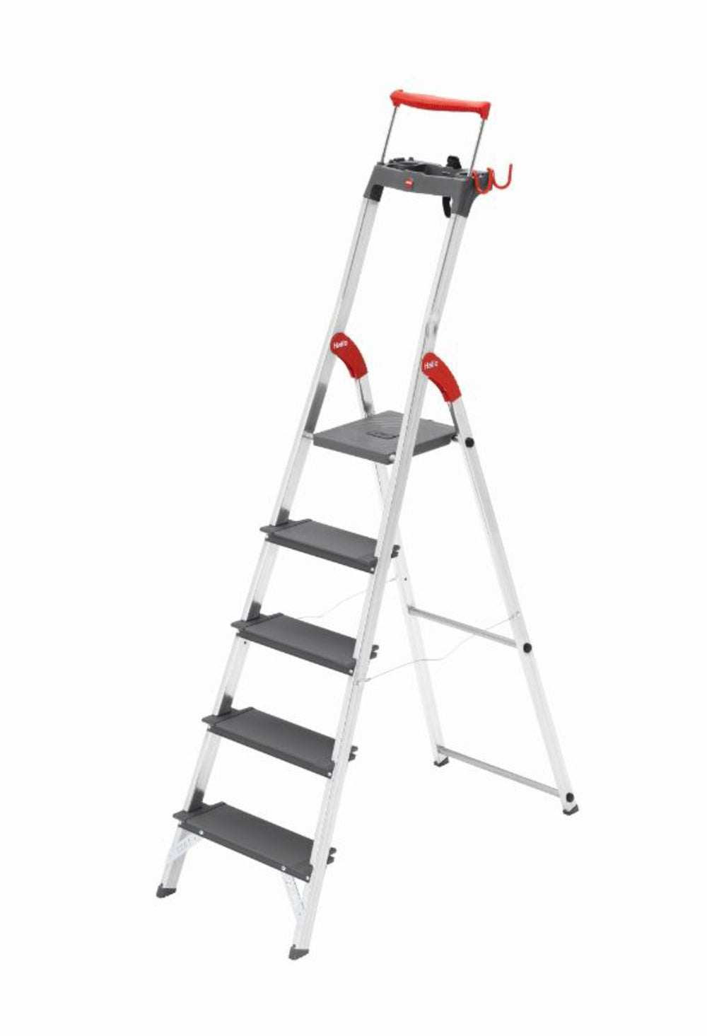 Zware-last ladder met veiligheidsvoorzieningen - 1,39 m lang - 1 – De Ronde webshop - Alles voor het magazijn