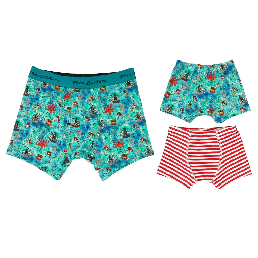 Free Birdees Men's Boxers - Bigfoot Camping Expedition