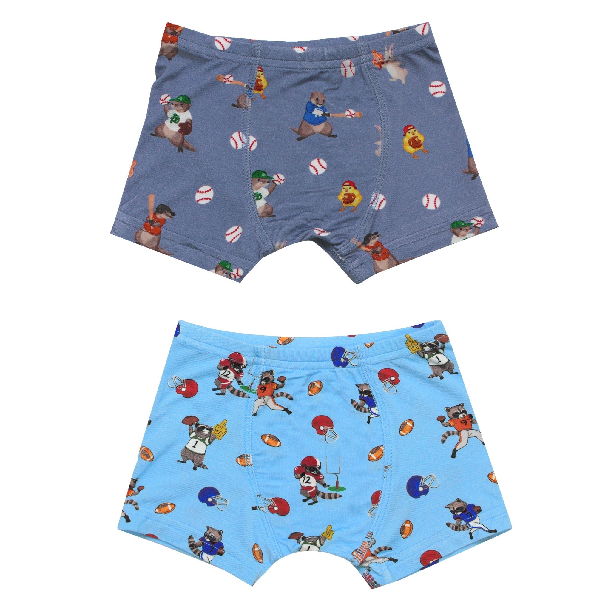 Rookie Raccoon Football Boys Boxer Set of 2