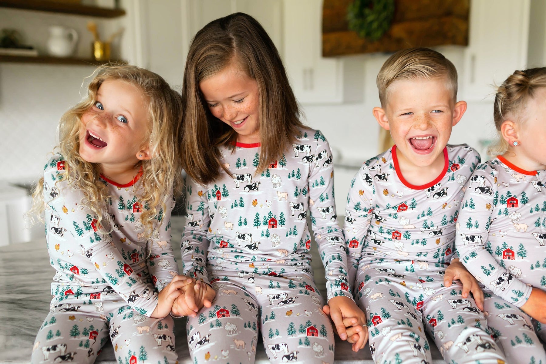 Winter Farm Christmas Pajamas