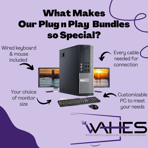 work at home equipment solutions plug n play bundle