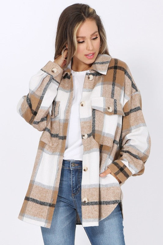 Checker Shacket
