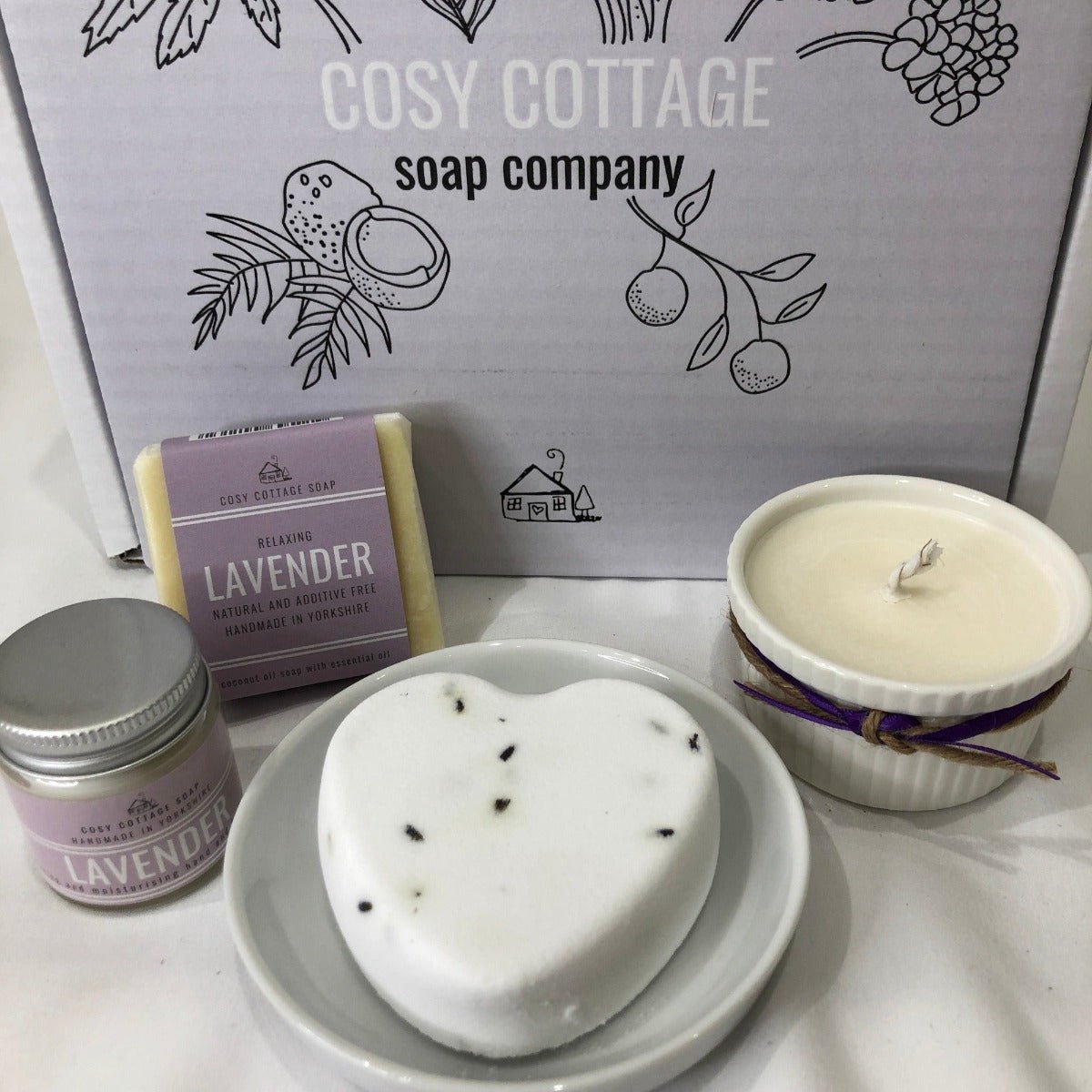 Lavender Bath & Body Gift Box - Blissful Bathtime