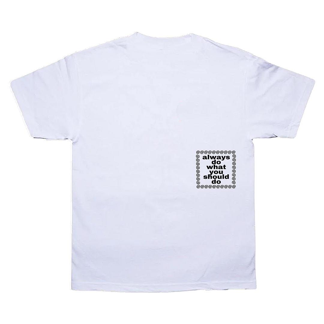 asp tshirt - white – always do what you should do
