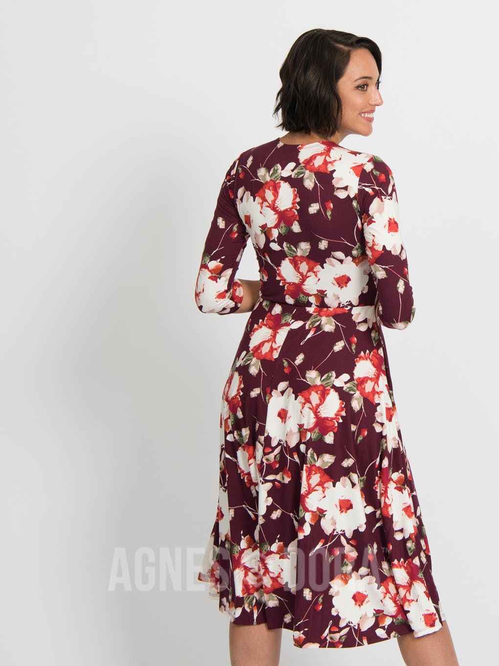 agnes and dora midi dress