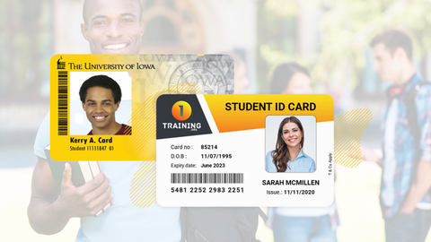 Student ID card images