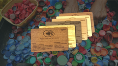 Recyclable wooden NFC cards