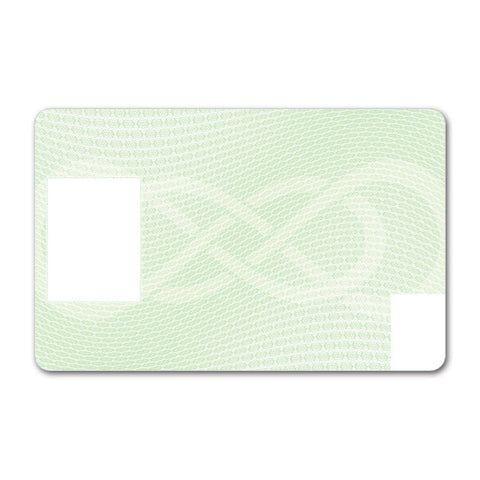 Guilloche pattern on ID access card