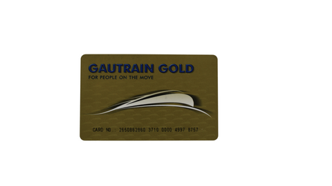 Gautrain's gold smart card
