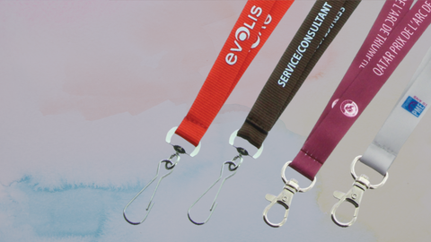 Customised lanyards