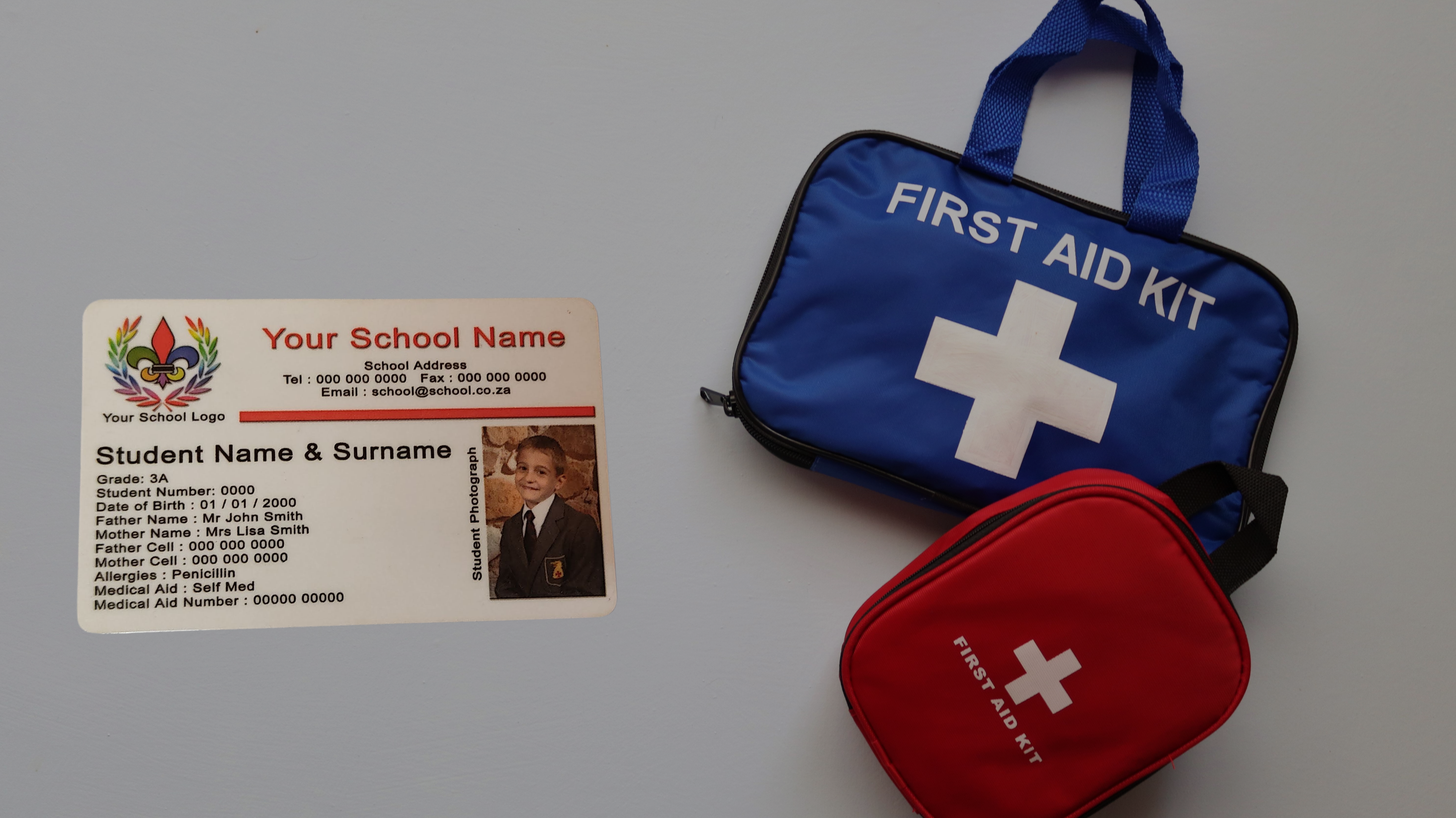 School ID with medical information