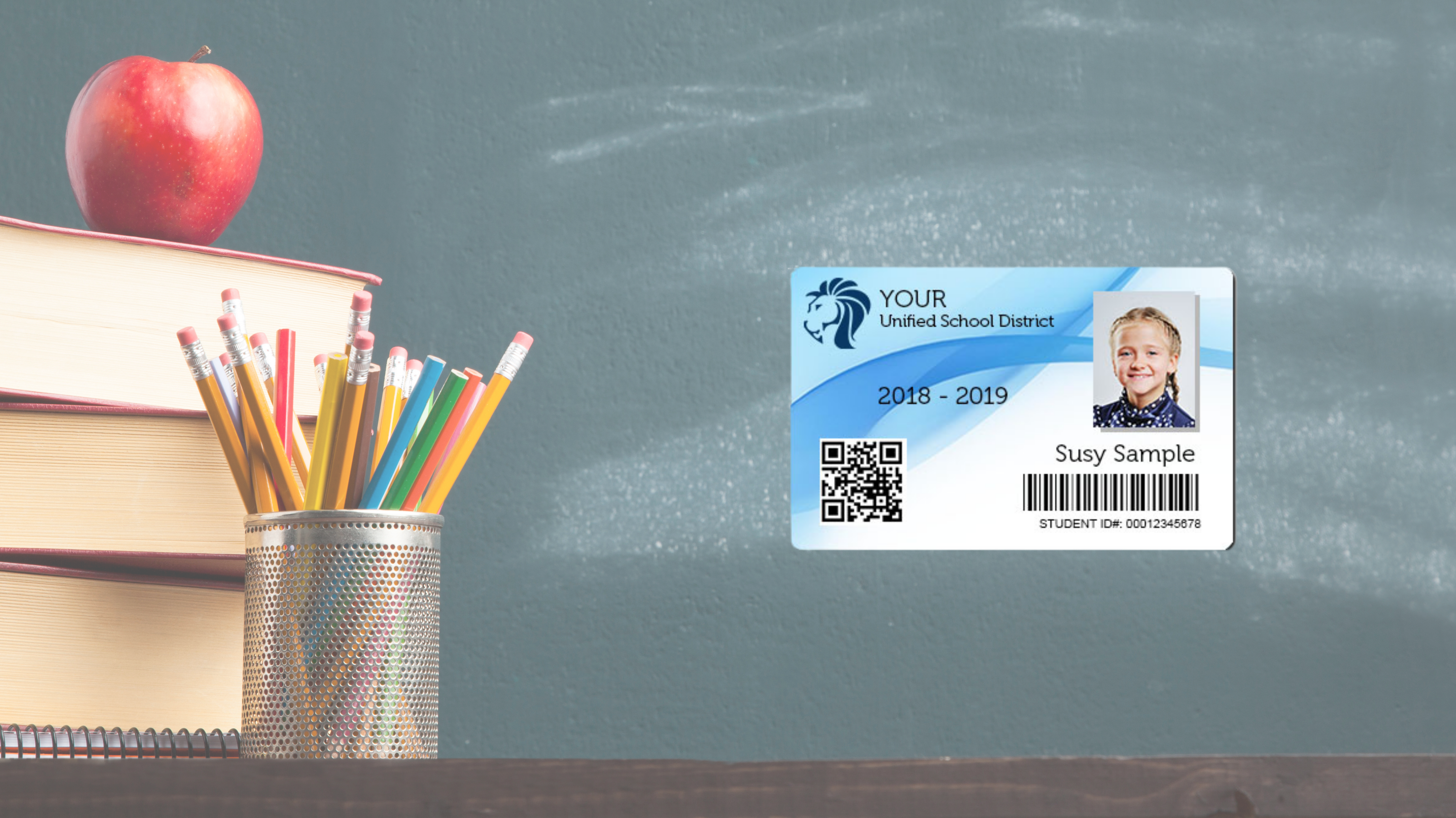 Barcode school card