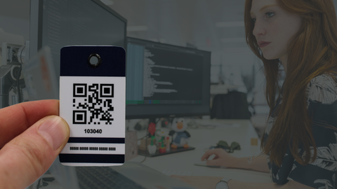 Key card QR code