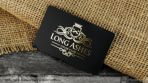 Matte business card