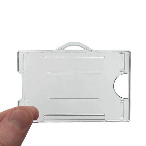 Clear ID badge holder 