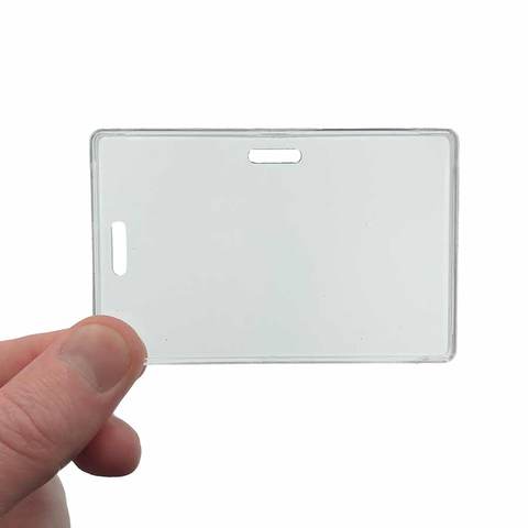 Clear lens ID card holder