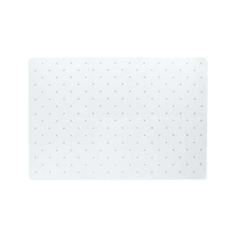 white baby play mat