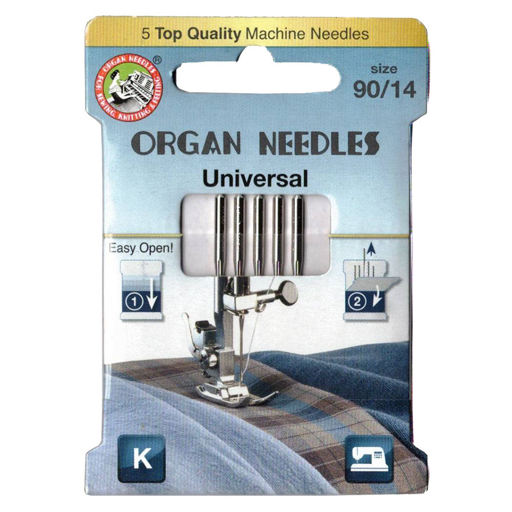 Organ Universal Needles 10 Pack Size 90/14