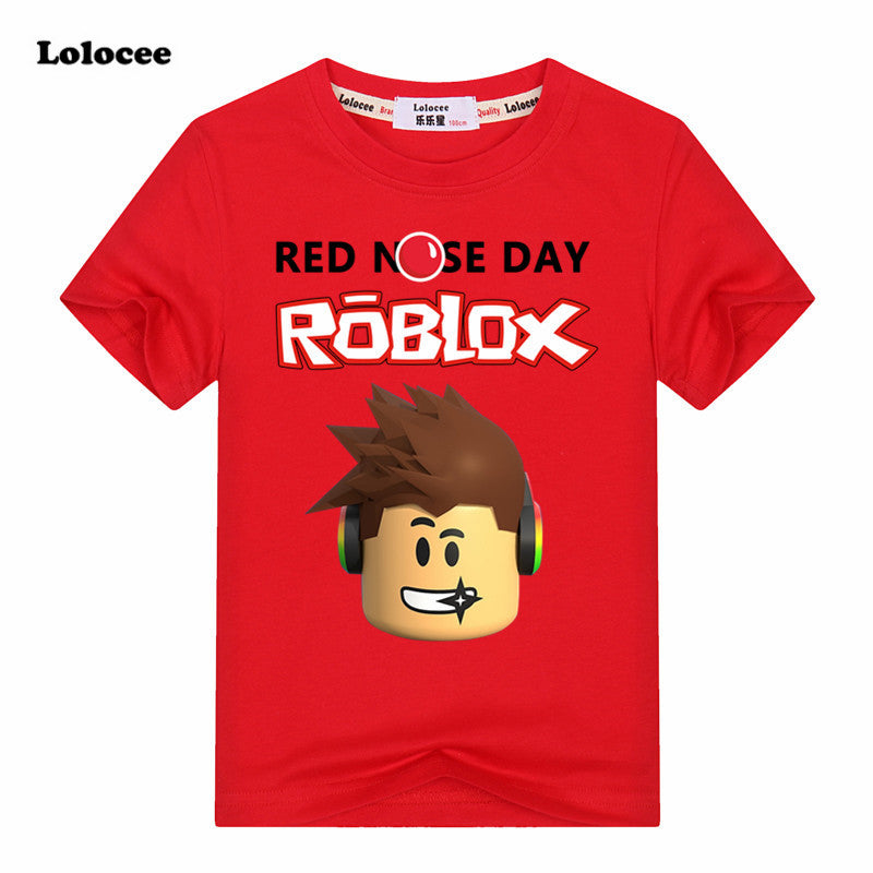 New Arrivals Children Cartoon Mickey Print T Shirt Boy Girl 3d Funny T Meyar - 2018 summer kids boys t shirts girls tops tees pure cotton cartoon tshirt kids clothes roblox red nose day short sleeve t shirts in t shirts from