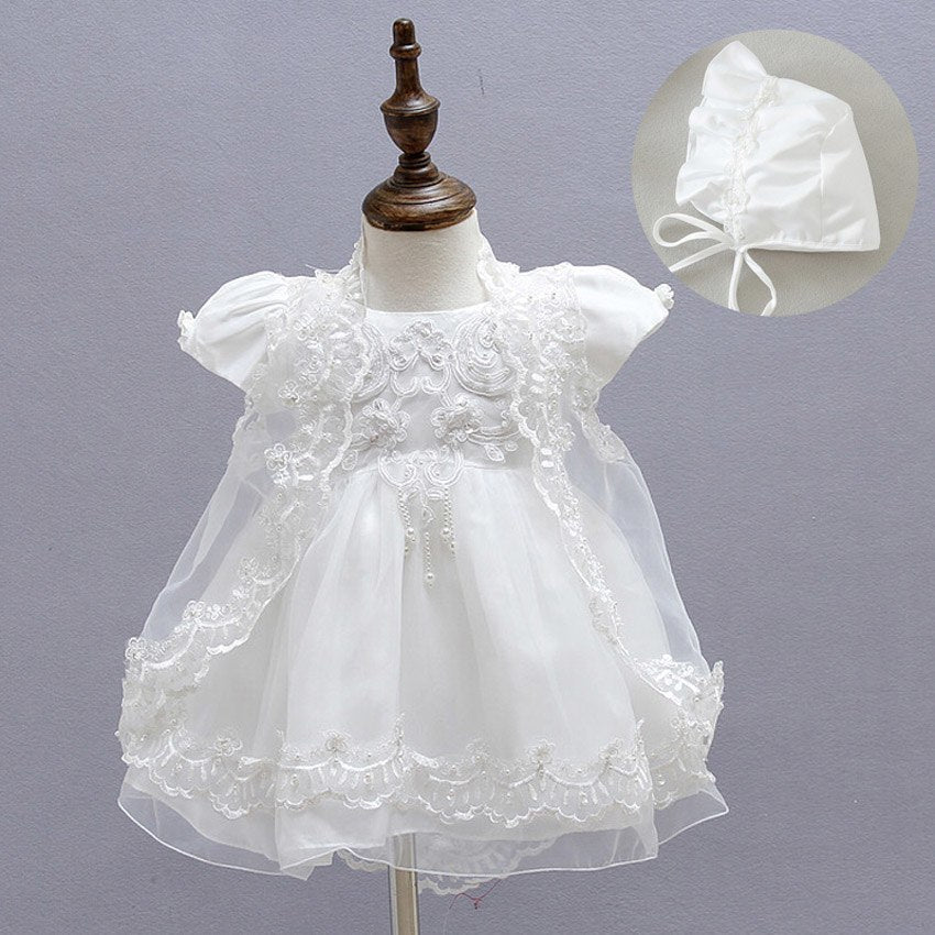 white princess dress for baby girl