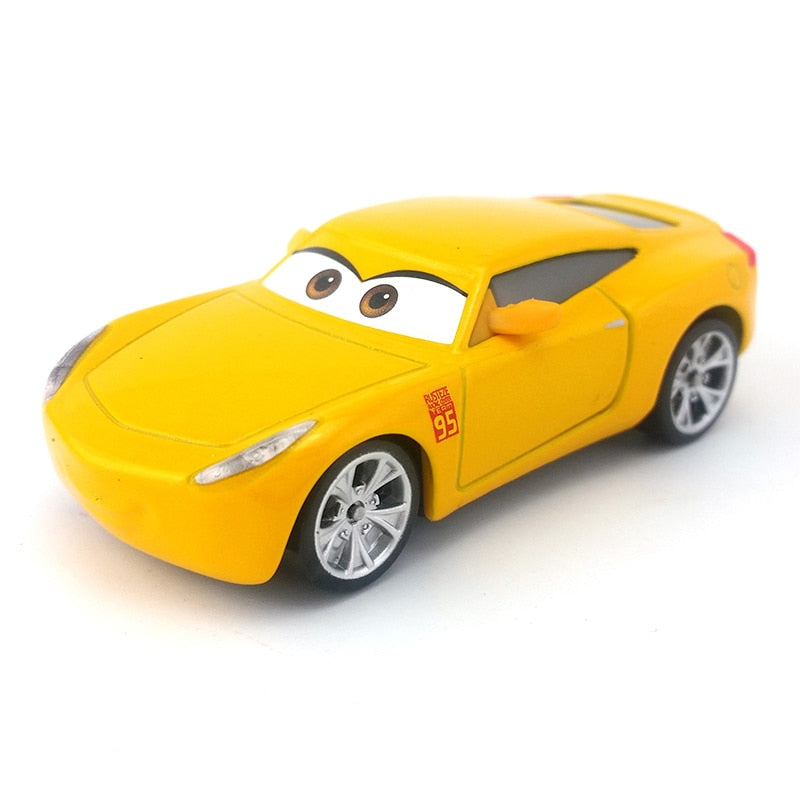 lightning mcqueen yellow car