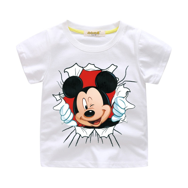 New Arrivals Children Cartoon Mickey Print T Shirt Boy Girl 3d Funny T Meyar - 3d print roblox t shirts baby boy cute tops cotton t shirt cartoon tshirt clothing short sleeves children summer kid 2019 tees