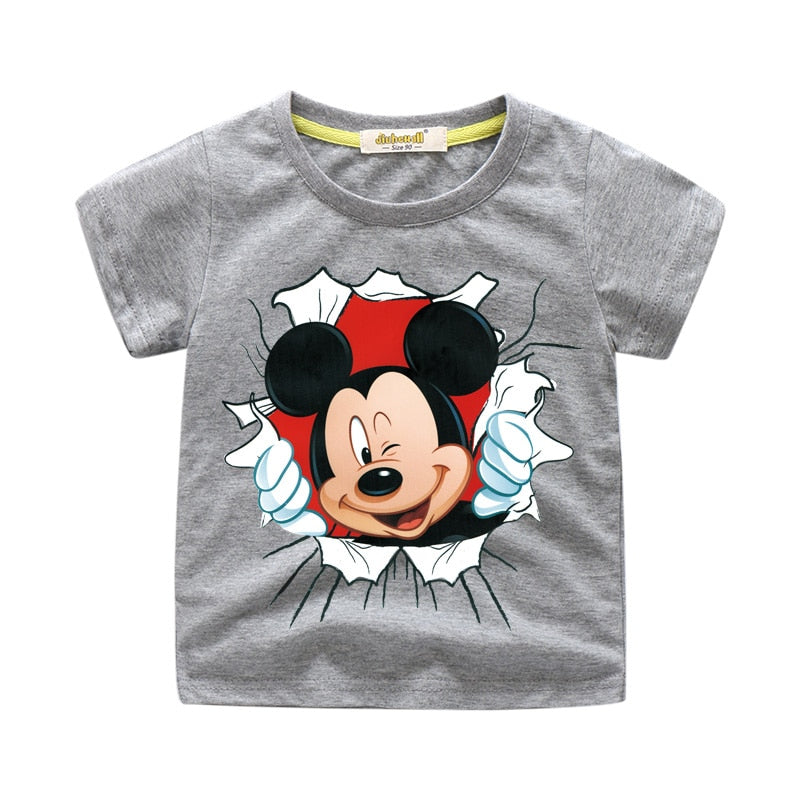 New Arrivals Children Cartoon Mickey Print T Shirt Boy Girl 3d Funny T Meyar - 3d print roblox children boys tops girls tees summer t