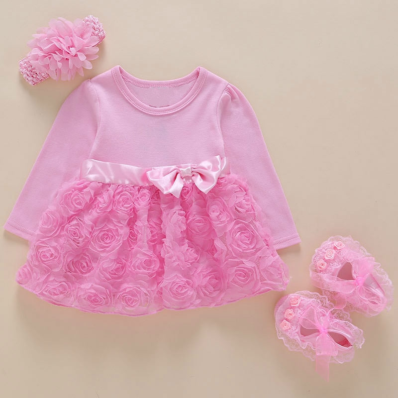 baby pink baby dress