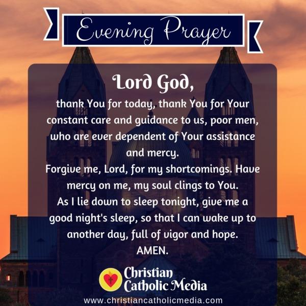 Evening Prayer Catholic Sunday 11-17-2019 – Christian Catholic Media