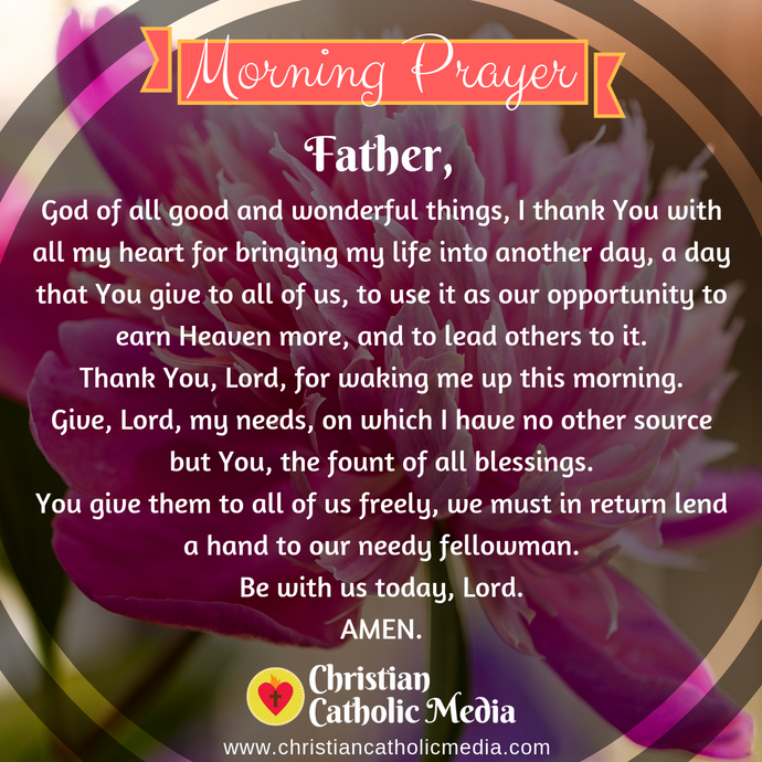 Catholic Morning Prayer Page 2 Christian Catholic Media