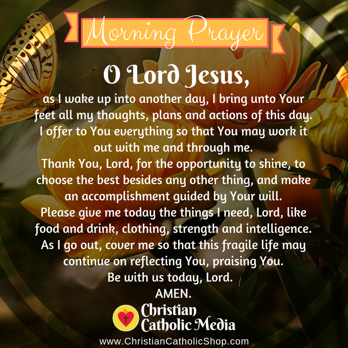 Morning Prayer Catholic Christian Catholic Media