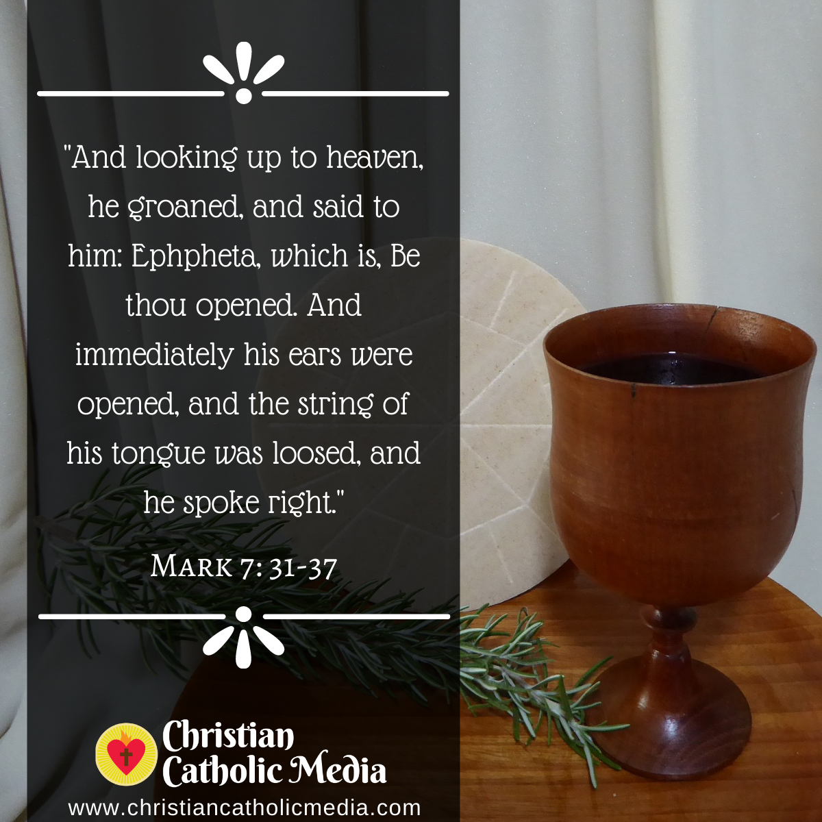 Daily Mass Readings - Sunday September 5, 2021