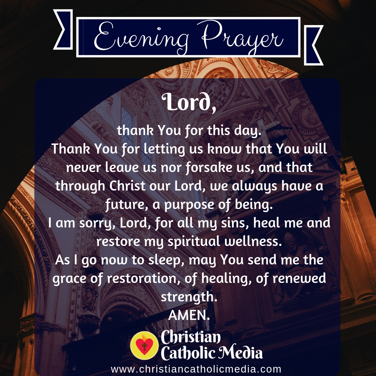 Evening Prayer Catholic Tuesday 472020 Christian Catholic Media
