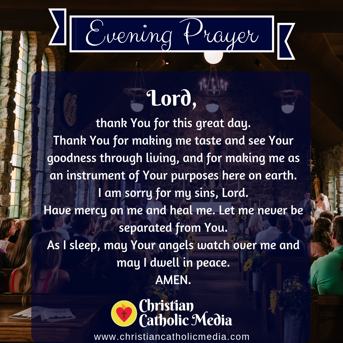 Evening Prayer Catholic Thursday January 27, 2022