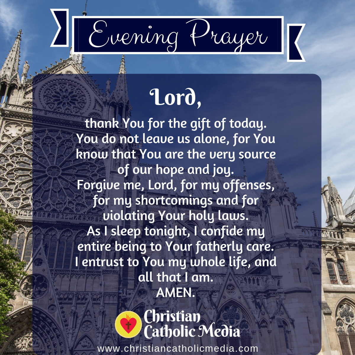 Evening Prayer Catholic Tuesday March 30, 2021