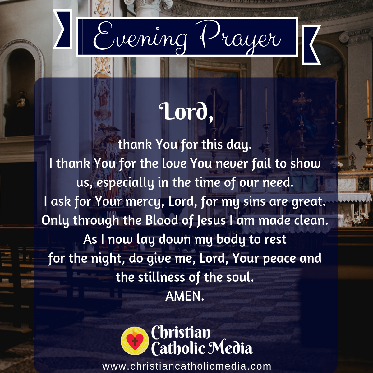 Evening Prayer Catholic Wednesday May 5, 2021