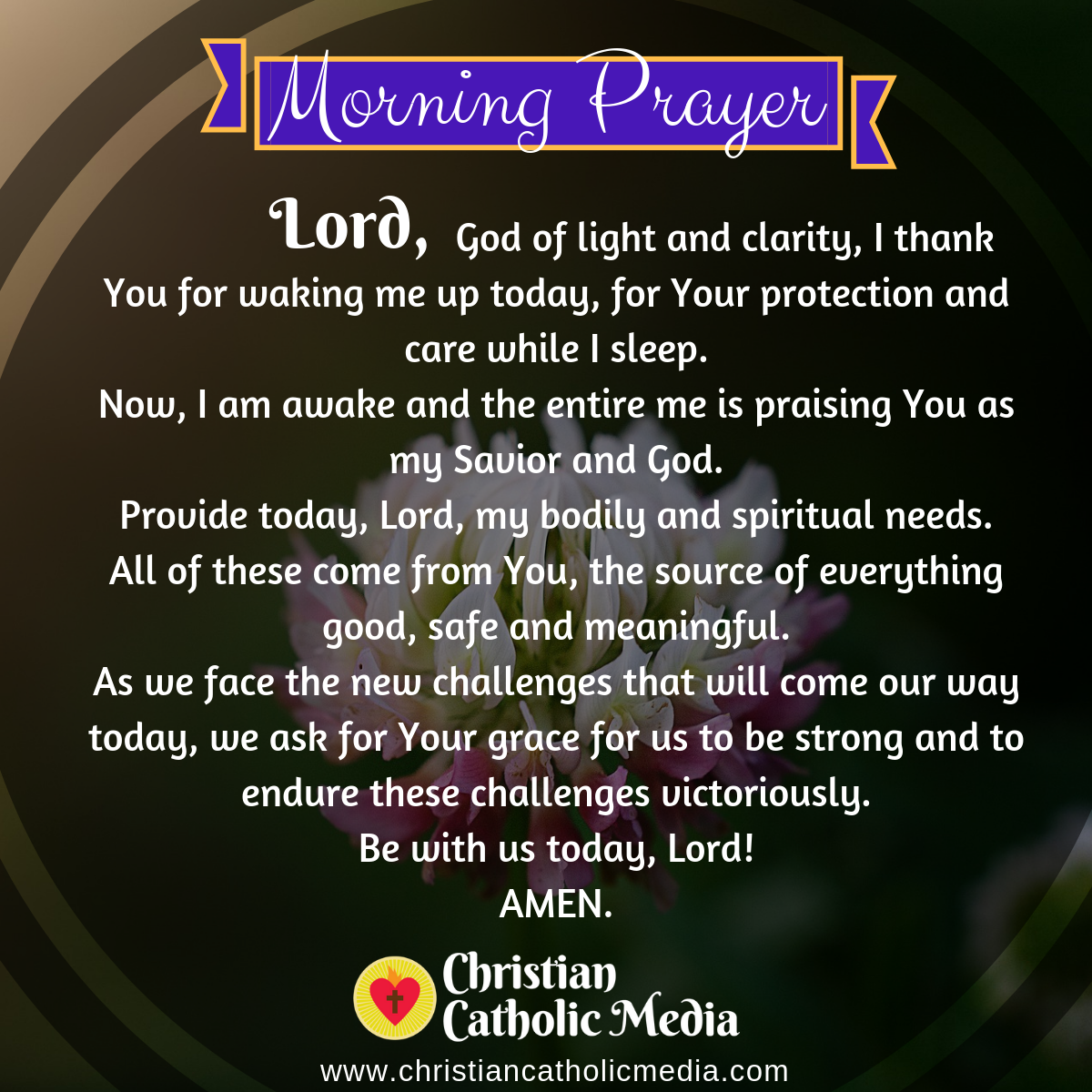 Morning Prayer Catholic Friday 1-3-2020 – Christian Catholic Media