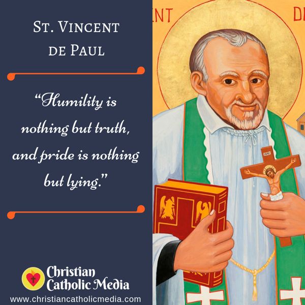 St. Vincent de Paul Friday September 27, 2019 Christian Catholic Media