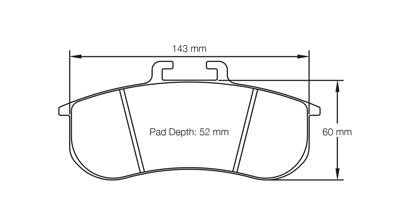 Pagid 8197 - RSL29 - BMW M235i/M240i Racing - PFC Front Caliper - Hinz Motorsport product image