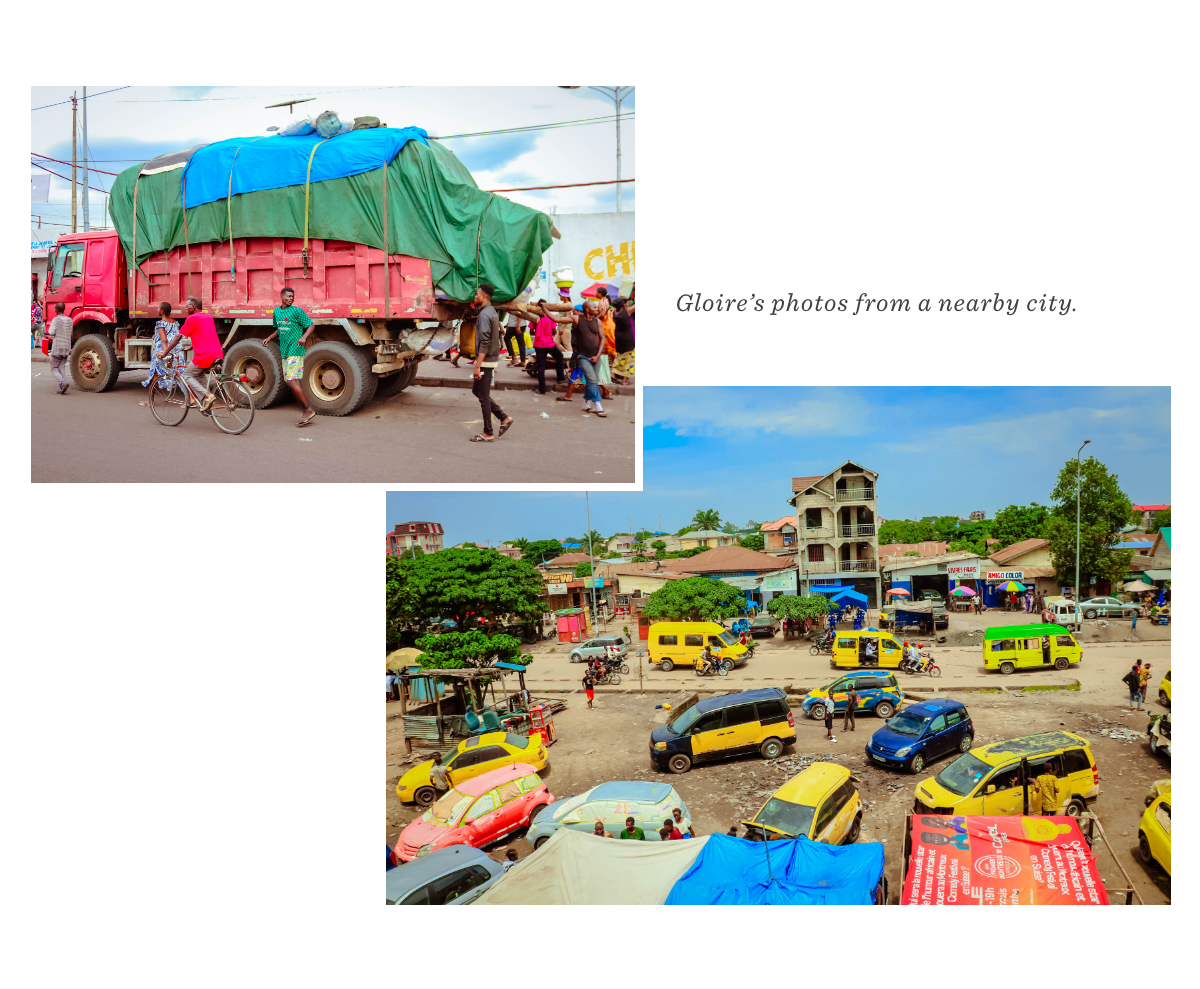 Congolese artist, Gloire - photographs from a Congolese city