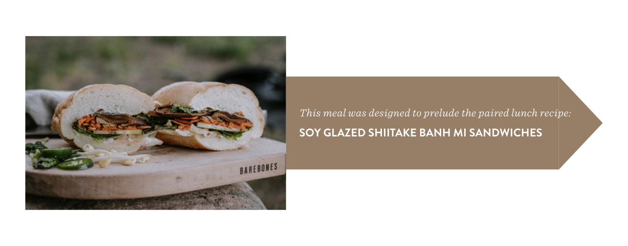 Soy Glazed Shiitake Banh Mi Sandwiches